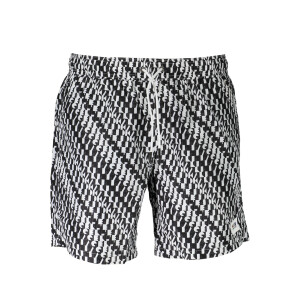 Karl Lagerfeld Beachwear Ανδρικό Λευκό Μαγιό με κορδόνια