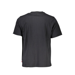 Levi's Ανδρικό Μαύρο T-shirt με κεντημένο λογότυπο