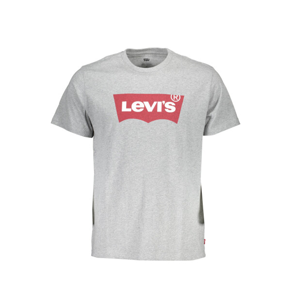 Levi's Ανδρικό Γκρι T-Shirt με κοντά μανίκια και λογότυπο
