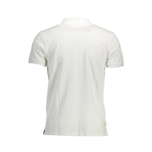 Timberland ανδρική λευκή polo μπλούζα με κοντά μανίκια