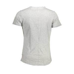Tommy Hilfiger ανδρικό t-shirt σε γκρι χρώμα με V λαιμόκοψη