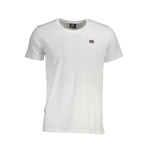 NORWAY 1963 Ανδρικό Λευκό T-shirt με στρογγυλή λαιμόκοψη