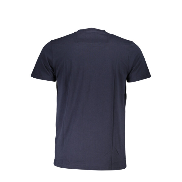 CAVALLI CLASS Ανδρικό Μπλε T-shirt με κοντά μανίκια και λογότυπο