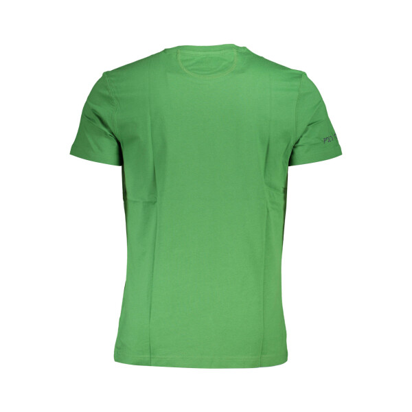 LA MARTINA Ανδρικό Πράσινο T-shirt με στρογγυλή λαιμόκοψη