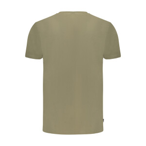 Timberland ανδρικό πράσινο t-shirt με στρογγυλή λαιμόκοψη και print λογότυπο