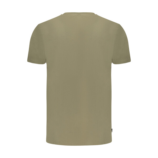 Timberland ανδρικό πράσινο t-shirt με στρογγυλή λαιμόκοψη και print λογότυπο