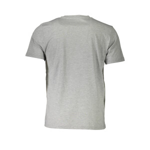 North Sails Ανδρικό Γκρι T-shirt με κοντά μανίκια και λογότυπο