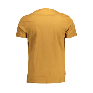 Timberland ανδρικό t-shirt σε καφέ χρώμα με στρογγυλή λαιμόκοψη