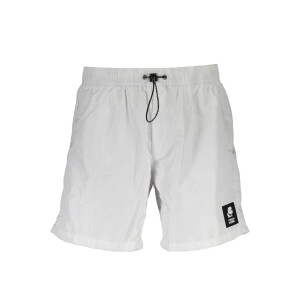 Karl Lagerfeld Beachwear Ανδρικό Λευκό Μαγιό με λογότυπο