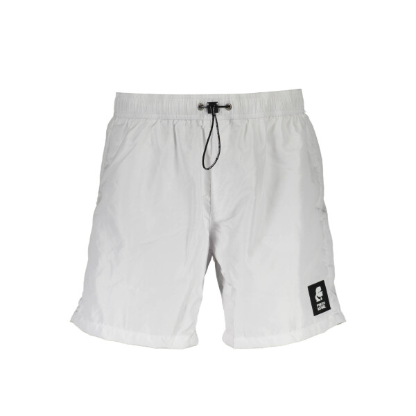 Karl Lagerfeld Beachwear Ανδρικά Λευκά Μποξεράκια με λογότυπο