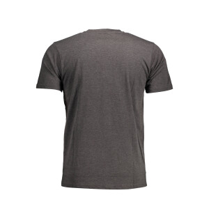 SERGIO TACCHINI Ανδρικό Γκρι T-shirt με κοντά μανίκια και λογότυπο