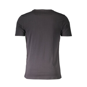 Aeronautica Militare ανδρικό t-shirt σε μαύρο χρώμα με V λαιμόκοψη