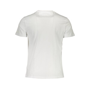 LA MARTINA Ανδρικό Λευκό T-Shirt με κοντά μανίκια και λογότυπο