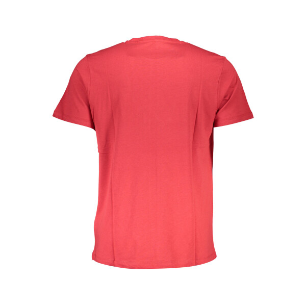 GIAN MARCO VENTURI Ανδρικό Κόκκινο T-Shirt με κοντά μανίκια και λογότυπο