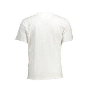 LA MARTINA Ανδρικό Λευκό T-shirt με τσέπη και λογότυπο