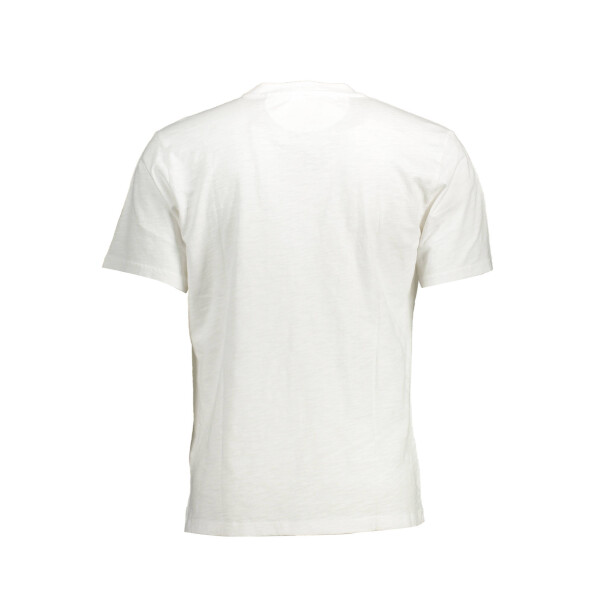 LA MARTINA Ανδρικό Λευκό T-shirt με τσέπη και λογότυπο