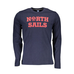 North Sails ανδρικό μπλε t-shirt με μακριά μανίκια
