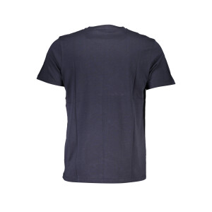 GIAN MARCO VENTURI Ανδρικό Μπλε T-shirt με κοντά μανίκια και λογότυπο