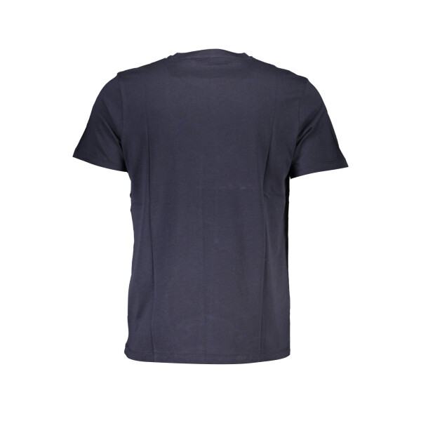 GIAN MARCO VENTURI Ανδρικό Μπλε T-shirt με κοντά μανίκια και λογότυπο