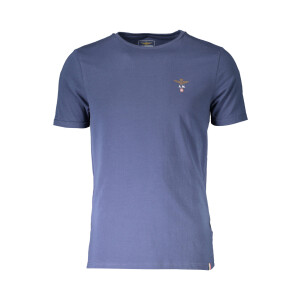 Aeronautica Militare Ανδρικό Μπλε T-shirt με στρογγυλή λαιμόκοψη