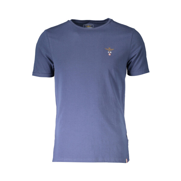 Aeronautica Militare Ανδρικό Μπλε T-shirt με στρογγυλή λαιμόκοψη