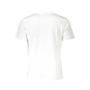 North Sails ανδρικό λευκό T-shirt με κοντά μανίκια και λογότυπο