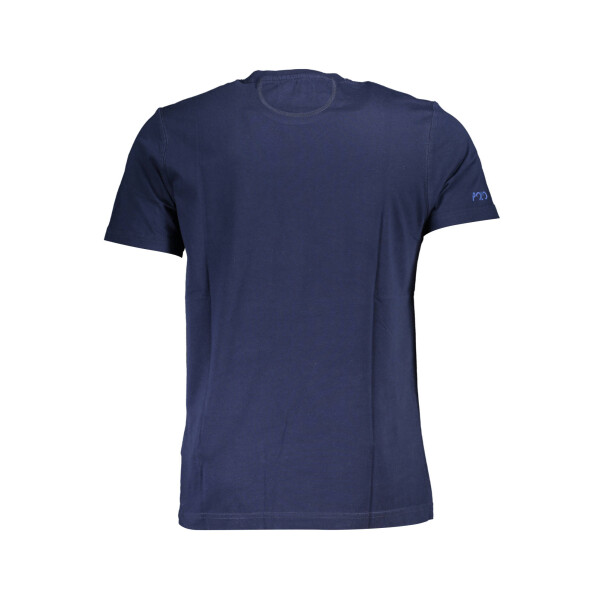 LA MARTINA ανδρικό t-shirt σε μπλε χρώμα με στρογγυλή λαιμόκοψη και print λογότυπο
