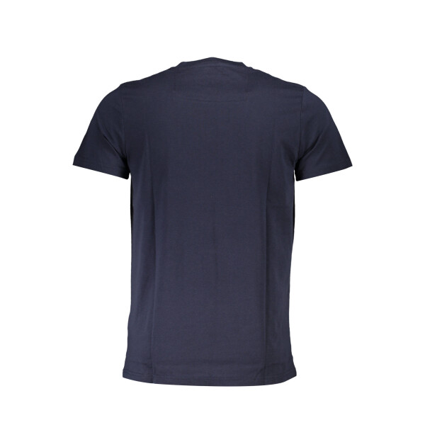 CAVALLI CLASS Ανδρικό Μπλε T-shirt με print λογότυπο