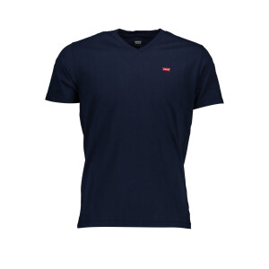 Levi's ανδρικό μπλε T-shirt με V λαιμόκοψη