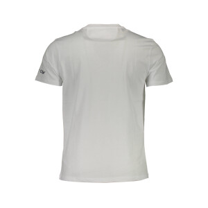 LA MARTINA Ανδρικό Λευκό T-Shirt με κοντά μανίκια και λογότυπο