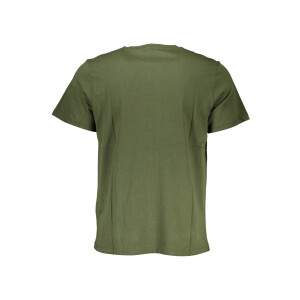 GIAN MARCO VENTURI Ανδρικό Πράσινο T-shirt με κοντά μανίκια και λογότυπο