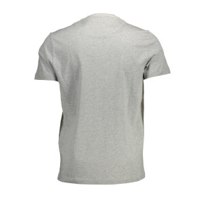 Harmont & Blaine ανδρικό γκρι T-shirt με στρογγυλή λαιμόκοψη και τσέπη