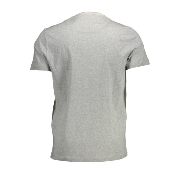Harmont & Blaine ανδρικό γκρι T-shirt με στρογγυλή λαιμόκοψη και τσέπη