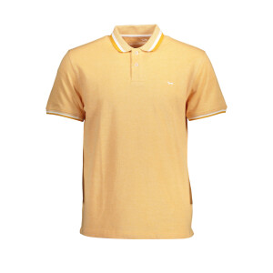 Harmont & Blaine ανδρική polo μπλούζα σε πορτοκαλί χρώμα με κοντά μανίκια