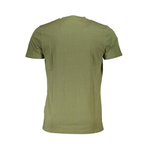 CAVALLI CLASS Ανδρικό Πράσινο T-Shirt με κοντά μανίκια και λογότυπο