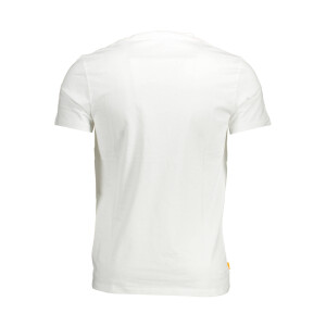 Timberland ανδρικό t-shirt σε λευκό χρώμα με στρογγυλή λαιμόκοψη
