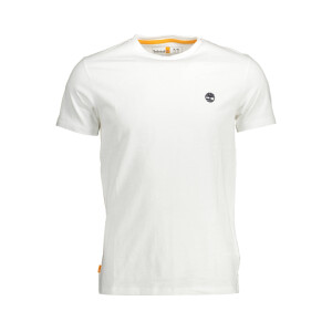Timberland ανδρικό t-shirt σε λευκό χρώμα με στρογγυλή λαιμόκοψη