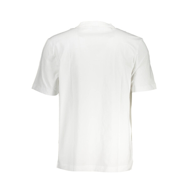 BOSS Ανδρικό Λευκό T-shirt με στρογγυλή λαιμόκοψη
