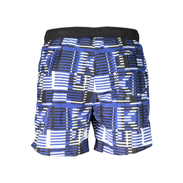 Karl Lagerfeld Beachwear Ανδρικό Μπλε Μαγιό με κορδόνια και τσέπες