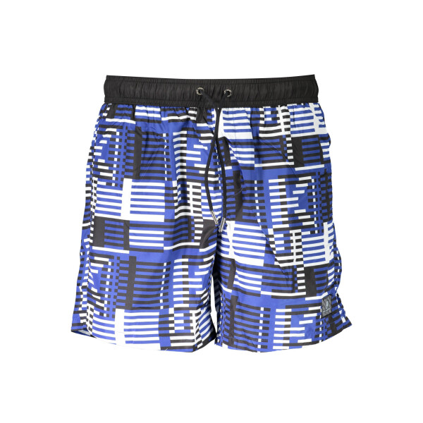 Karl Lagerfeld Beachwear Ανδρικό Μπλε Μαγιό με κορδόνια και τσέπες