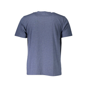 North Sails ανδρικό μπλε t-shirt με στρογγυλή λαιμόκοψη και λογότυπο