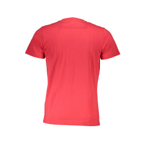 Cavalli Class ανδρικό t-shirt σε κόκκινο χρώμα με print λογότυπο