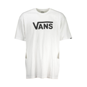 VANS Ανδρικό Λευκό T-Shirt με κοντά μανίκια και λογότυπο