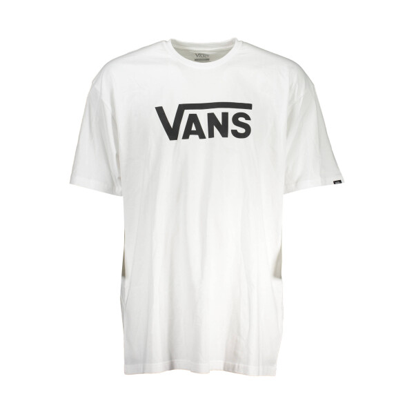 VANS Ανδρικό Λευκό T-Shirt με κοντά μανίκια και λογότυπο