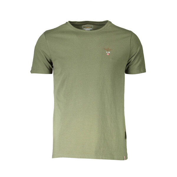Aeronautica Militare Ανδρικό Πράσινο T-shirt με στρογγυλή λαιμόκοψη