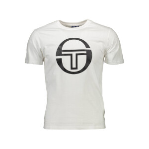 SERGIO TACCHINI Ανδρικό Λευκό T-shirt με κοντά μανίκια και λογότυπο