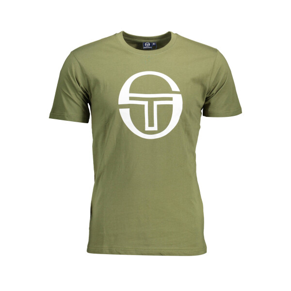 SERGIO TACCHINI Ανδρικό Πράσινο T-shirt με κοντά μανίκια και λογότυπο