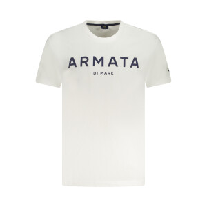 ARMATA DI MARE Ανδρικό Λευκό T-Shirt με κοντά μανίκια και λογότυπο