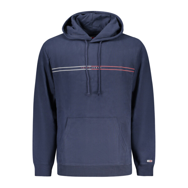 Tommy Hilfiger Ανδρικό Μπλε Φούτερ με κουκούλα και λογότυπο