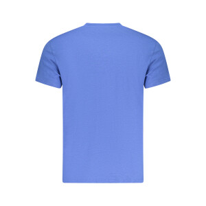 Tommy Hilfiger ανδρικό μπλε T-shirt με στρογγυλή λαιμόκοψη και λογότυπο